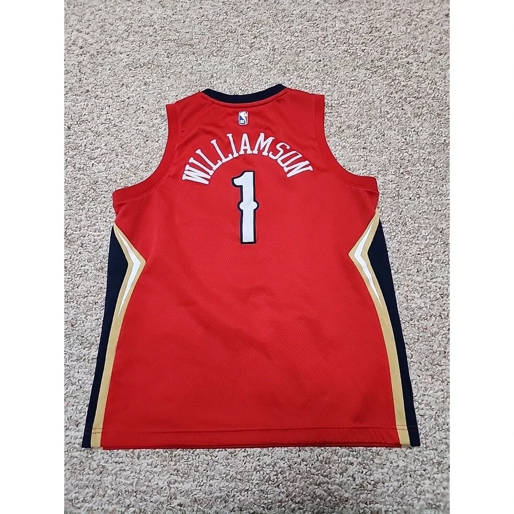 Zion Williamson‎ #1 Kids Large (14-16) New Orleans Pelicans Jersey Nike Swingman
